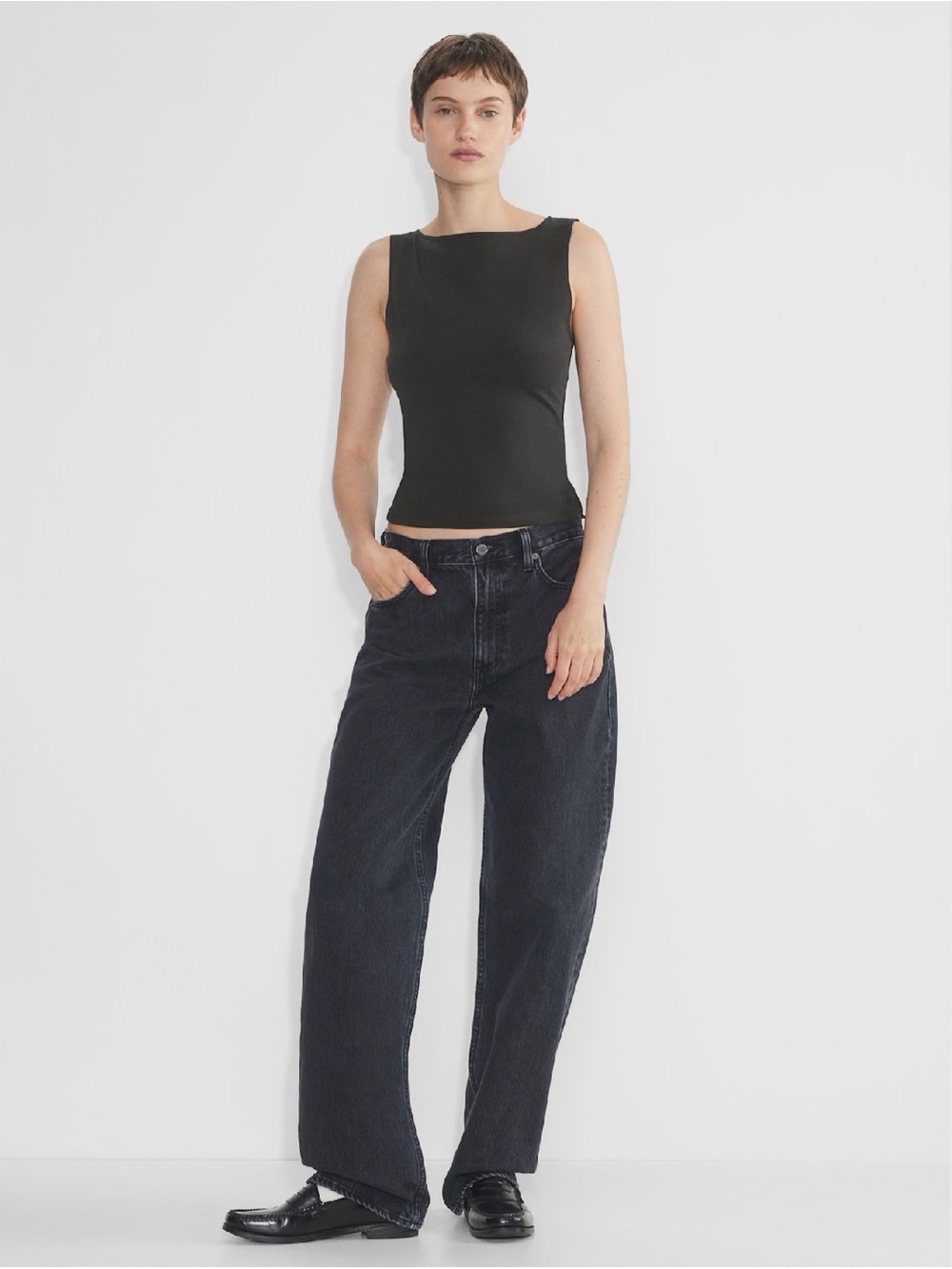 Aritzia Chill Filo tank black